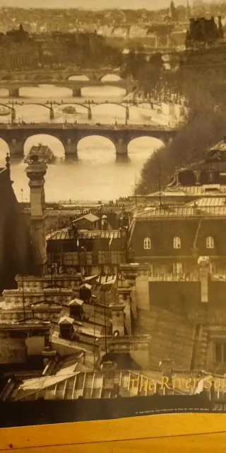 Póster Fotografía Blanco y Negro Sena París