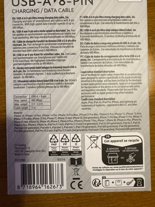 Cavo RE-LOAD USB-A 8-PIN per iPhone/iPad