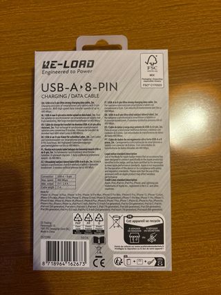 Cavo RE-LOAD USB-A 8-PIN per iPhone/iPad