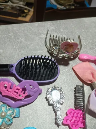 Lote 15 accesorios pelo muñecas