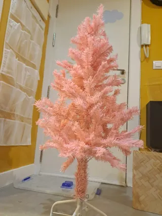 Árbol de Navidad Rosa 120cm