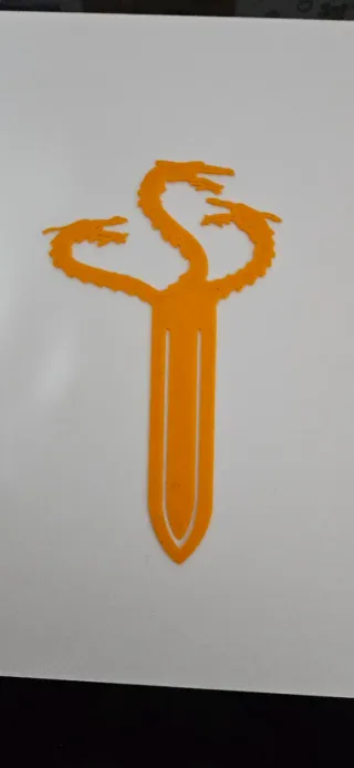 Marcapáginas 3D Hidra Naranja