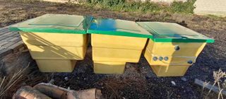 4 Depósitos depuradora piscina.