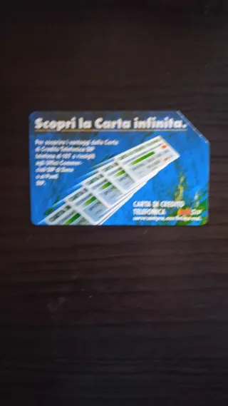 Carta Telefonica SIP Carta Infinita