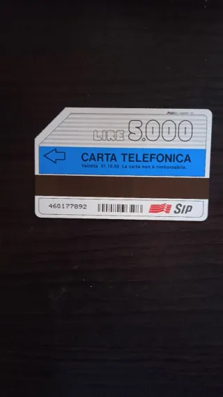 Carta Telefonica SIP Carta Infinita