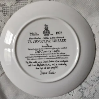 Royal Doulton The Dry-Stone Waller Piatto