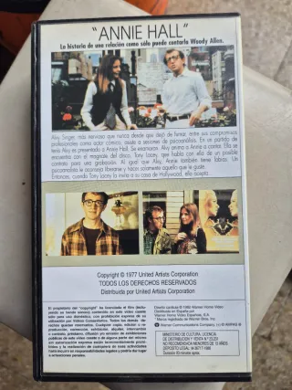 VHS Annie Hall Woody Allen Diane Keaton