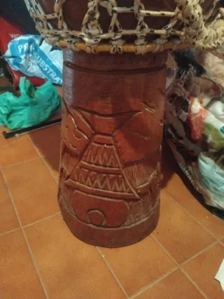 Tambor Africano Tallado