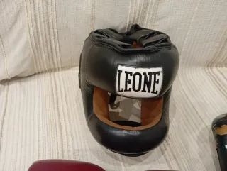 Guantes Boxeo Twins y Leone + Casco talla M