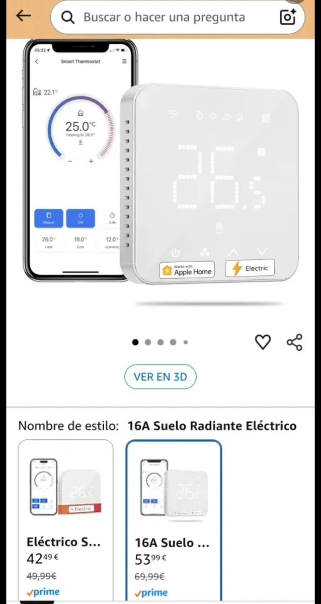 Termostato Inteligente Meross