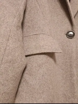 Abrigo Zara Gris Mujer