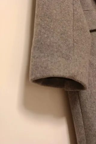 Abrigo Zara Gris Mujer