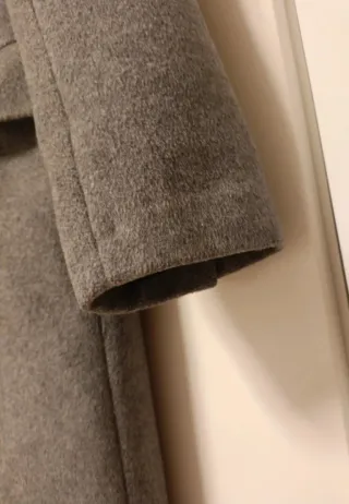 Abrigo Zara Gris Mujer