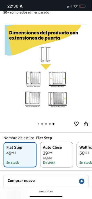 Barrera de seguridad para escaleras