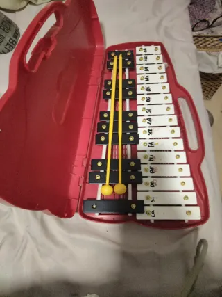 Carrillón o xilófono Honsuy rojo