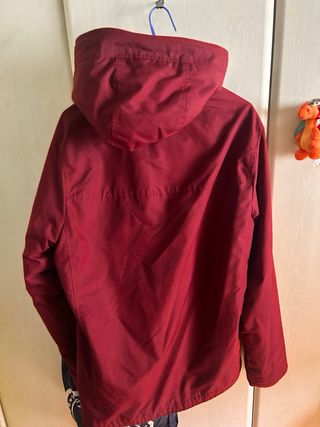 Anorak Hollister Rojo burdeos