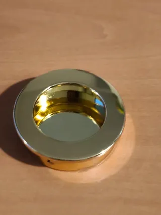 Lote 3 Tiradores Uñeros Dorados