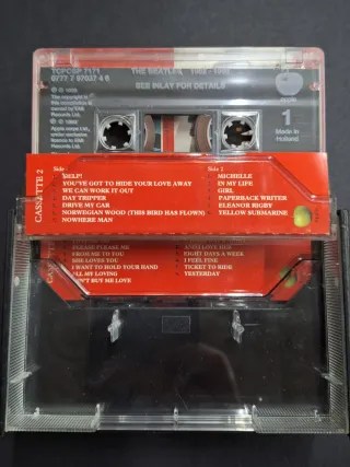 Cinta Cassette The Beatles 1962-1966