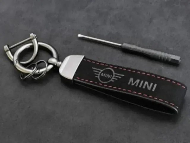 Llavero MINI Cooper One Tacto Piel Cuero Regalo