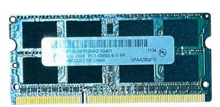 RAM SODIMM DDR3 4GB Micron PC3-10600S