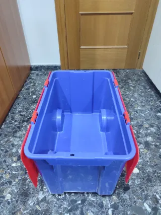 Caja de ordenación infantil con ruedas