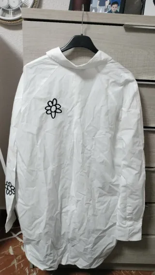 Camisa oversize Desigual Blanca Talla M