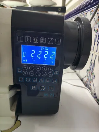 Máquina de coser doble arrastre industrial