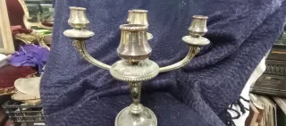 Par de candelabros de 5 brazos principios de siglo