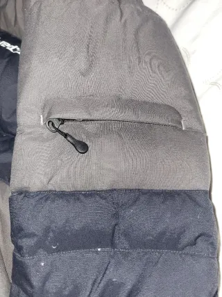 Chaqueta plumífero wed'ze negra y marrón