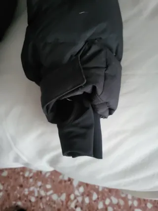 Chaqueta plumífero wed'ze negra y marrón