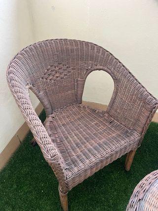 Conjunto Muebles Jardín Ratán