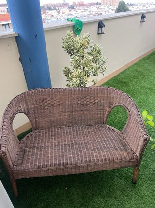 Conjunto Muebles Jardín Ratán