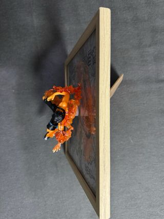 Cuadro Figura Ace One Piece con Fuego