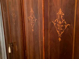 Armario y 2 Mesillas Madera Noble Raíz