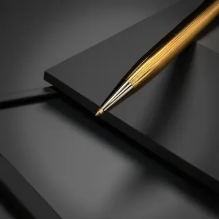 Bolígrafo Anson 360 Dorado