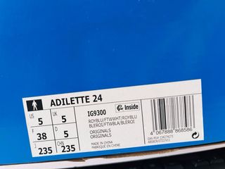 Sandalias Adidas Adilette 24 Azul/Blanco