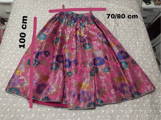 Traje de Fallera Rosa Multicolor