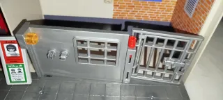 Estación Policía Playmobil con Moto y Accesorios