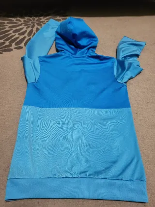 Felpa Adidas Vintage Blu/Oro Taglia XS