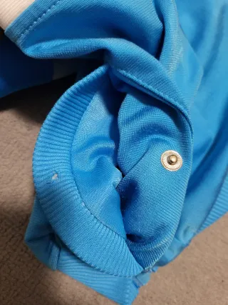 Felpa Adidas Vintage Blu/Oro Taglia XS