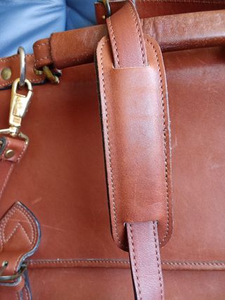 Maletín Piel Genuina Marrón