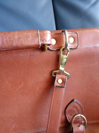 Maletín Piel Genuina Marrón