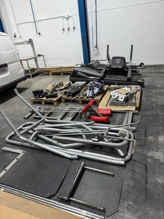 Lote de máquinas de gimnasio