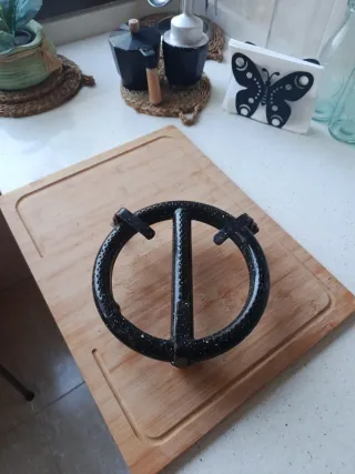 Paellero adaptable para encimera de gas