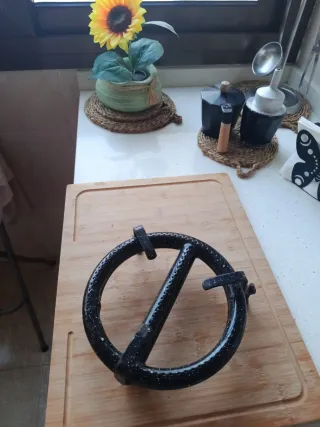 Paellero adaptable para encimera de gas