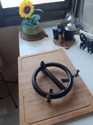 Paellero adaptable para encimera de gas