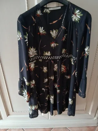 Vestito Opera donna nero floreale