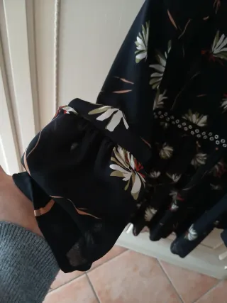 Vestito Opera donna nero floreale