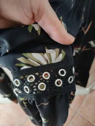 Vestito Opera donna nero floreale