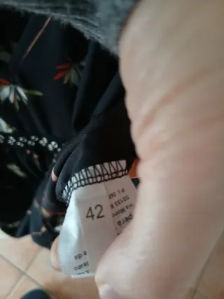 Vestito Opera donna nero floreale